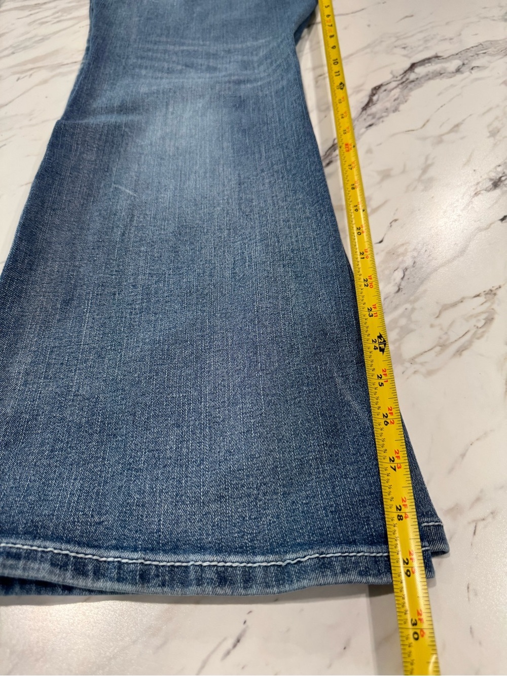 SKYPremium Collection Women's Jeans Size 15/16 Flare Leg High Rise Blue Denim - Picture 11 of 14